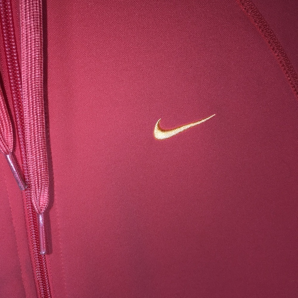 Nike zip-up hoodie/sweatshirt Dri-fit medium active wear gym wear pink/orange​​ - Picture 6 of 12